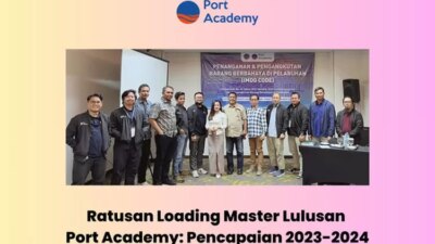 Port Academy mencetak ratusan grasp pemuatan bersertifikat dalam dua tahun