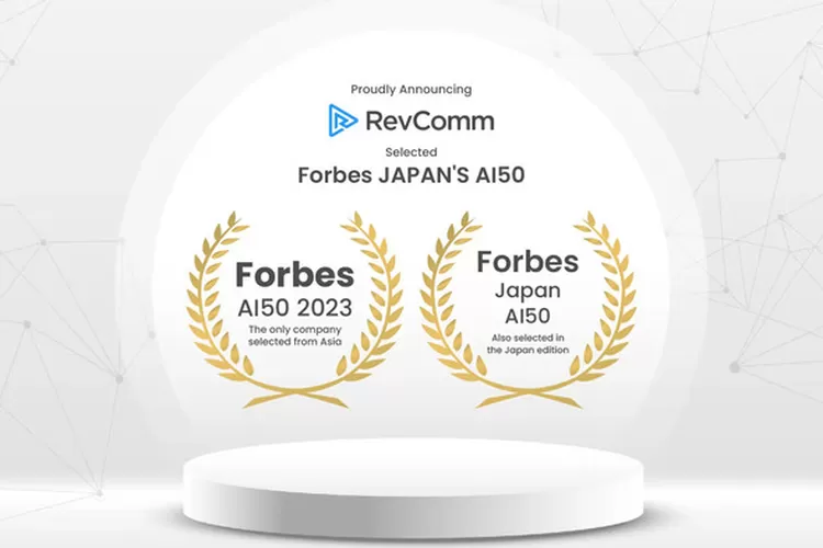 RevComm memasukkan daftar “Forbes Japan’s AI 50” pada tahun 2025