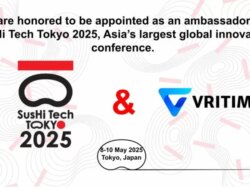 Vritimes Inc. ditunjuk sebagai Duta Besar Sushi Tech Tokyo 2025