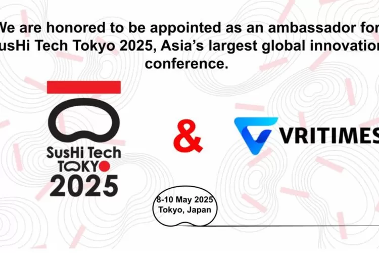 Vritimes Inc. ditunjuk sebagai Duta Besar Sushi Tech Tokyo 2025