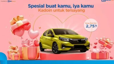 Bri Finance Valentine Promosi: angsuran cahaya untuk mobil dan motor roda dua