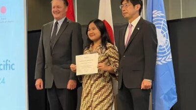 Arfiana Maulina dipilih untuk mengambil bagian dalam pelatihan Hiroshima Unitar