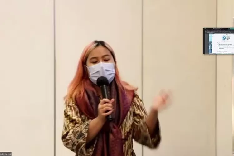 Arfiana Maulina membahas masalah air bersih di C20 G20