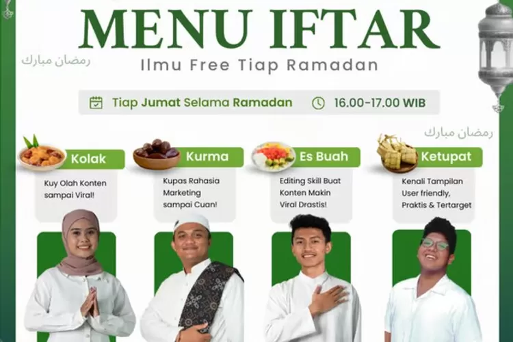 Maxy Academy memegang kelas virtual tanpa dipungut biaya di Ramadhan