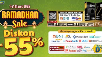 Mitra10 memegang penjualan Ramadhan, diskon mencapai 55% dan cashback!