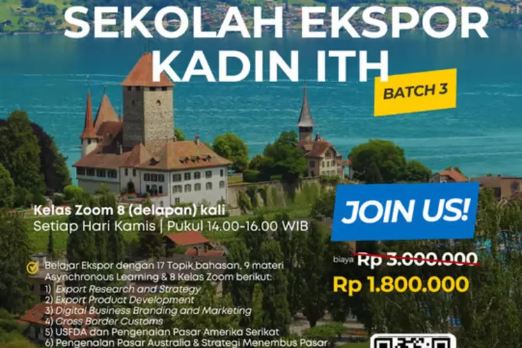 Kadin Ith Batch 3 Ekspor Sekolah: Kesempatan untuk Menjadi Eksportir yang Sukses