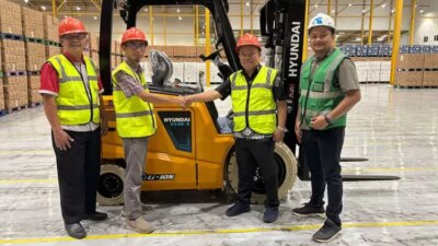 Forklift pembaruan citoxpress untuk logistik ramah lingkungan