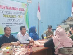 Musdes Desa Cangkorah Sekaligus Pengukuhan Bumdes Periode 2025-2030. Ini Pesan Kades Asep Mulyana