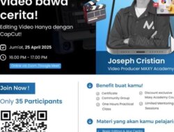Kelas Enhancing Video Capcut Kelas Tanpa dipungut biaya dari Maxy Academy