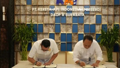 Kai Daop 8 Surabaya Mou dengan Java DPRD Timur