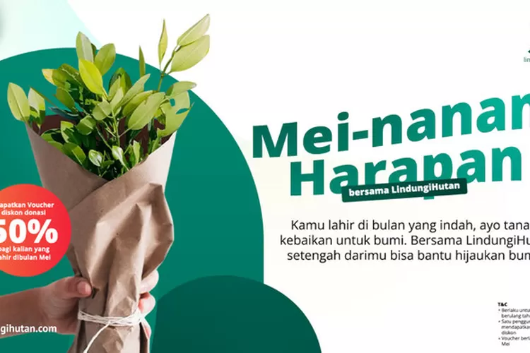 Protikihutan mengundang perayaan ulang tahun dengan sumbangan pohon