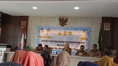 Rapat Koordinasi Forkopimcam Ngamprah Mantapkan Persiapan HUT RI ke-80 dan Hari Jadi KBB ke-18