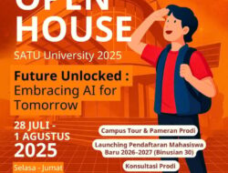 SATU University Gelar Open House 2025 Bertema AI