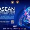 ASEAN Digital Content Summit 2025 Digelar, Satukan Inovator dan Pelaku Industri Kreatif se-Asia Tenggara