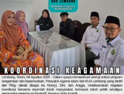 Koordinasi Keagamaan dan Kepemudaan KUA Lembang Bersama Tokoh Masyarakat dan Nyonya Violia Azarah