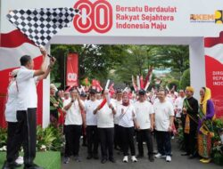 Libatkan 2.000 Orang, Kementrian Pekerjaan Umum Gelar Jalan Sehat dan Fetival Merdeka Peringati HUT ke -80 RI