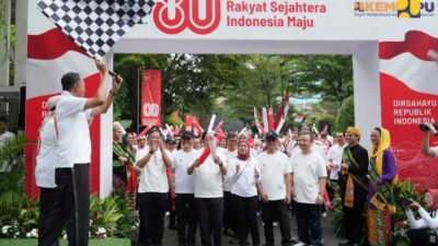 Libatkan 2.000 Orang, Kementrian Pekerjaan Umum Gelar Jalan Sehat dan Fetival Merdeka Peringati HUT ke -80 RI