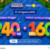 Terbang Hemat Rayakan Anniversary Tiket.com Bareng Akulaku Paylater!