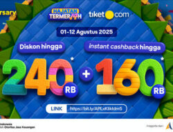 Terbang Hemat Rayakan Anniversary Tiket.com Bareng Akulaku Paylater!