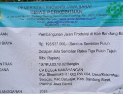 Jalan Baru untuk Petani: Rabat Beton Cimanggu Jadi Bukti Nyata Kepedulian Pemprov Jabar