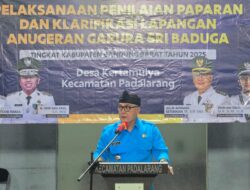 Penilaian Desa Sribaduga, Camat Padalarang Agus Achmad : Semoga Membuahkan Hasil Menuju Ketingkat Jabar