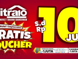 Mitra10 Bagi Voucher Gratis Hingga Rp 10 Juta, Bikin Renovasi Murah