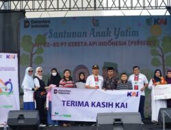 Rayakan HUT ke-80, KAI Sumut Serahkan 8 Ton Beras ke Panti Asuhan di Medan