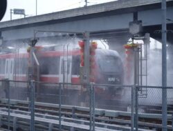 KAI Andalkan Teknologi Automatic Train Wash Plant (ATWP) untuk Jaga Kebersihan dan Dukung Operasional LRT Jabodebek yang Ramah Lingkungan