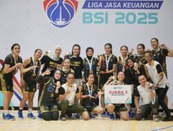 Membanggakan! Tim Bola Basket Putri BRI Raih Juara 3 di Liga Jasa Keuangan 2025