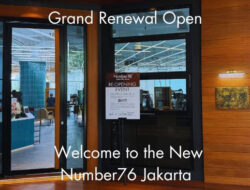 Number76 Jakarta, grand reopening di kawasan SCBD