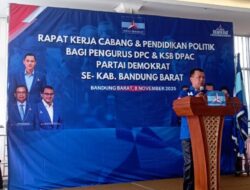 Partai Demokrat Bandung Barat Perkuat Struktur dan Moral Politik Melalui Rakercab dan Pendidikan Kader