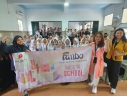 Fanbo Ajak Remaja Tampil Optimal Luar Dalam Lewat Beauty Class dan Content Creator Bareng Priska Sahanaya di SMK Puspita Persada