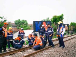 KAI Daop 1 Jakarta Lakukan Pengecekan Lintas dalam Rangka Persiapan Angkutan Nataru 2025/2026