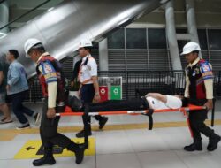 Libatkan Pihak Eksternal, KAI Lakukan Simulasi Tanggap Darurat LRT Jabodebek