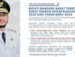 Bupati Bandung Barat Terbitkan Surat Edaran Kesiapsiagaan Natal 2025 dan Pergantian Tahun 2026