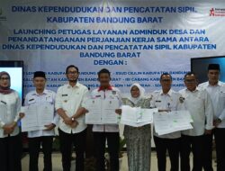 Pemkab Bandung Barat Resmikan Petugas Layanan Adminduk Desa dan Perluas Kerja Sama Pelayanan Kependudukan