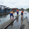 Cuaca Ekstrem dan Banjir Ganggu KA, Jalur Sragi–Pekalongan Normal Kembali