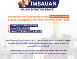 KAI Daop 7 Madiun Imbau Pelanggan Atur Waktu Keberangkatan Imbas Kegiatan “Stasiun Ngangen” di Kediri