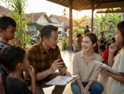 Di luar pasar, dia pilih untuk mempercayakan “Masa Depan” kepada Anak-Anak