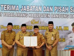 Sertijab Kecamatan Padalarang, Tongkat Estafet Kepemimpinan Resmi Beralih ke Hendi Setiyadi