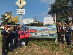 Sinergi KAI, DJKA, dan BTP Tingkatkan Keselamatan di Perlintasan Sebidang di Hari Libur Idul Fitri 1447 H