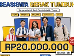 Gerak Tumbuh Luncurkan Beasiswa Rp20 Juta dengan Komitmen Perlindungan Data