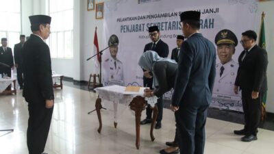 Birokrasi Pemerintahan dan Pelayanan Masyarakat, R. Eriska Hendrayana Resmi Jabat Pj Sekda KBB