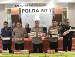 Polda NTT Ungkap Jaringan Rokok Ilegal Internasional, Negara Diselamatkan dari Kerugian Rp12,3 Miliar
