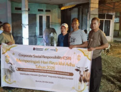 Holding Perkebunan Nusantara Tebar Manfaat Idul Adha, KPBN Unit Dumai Salurkan Hewan Kurban untuk Masyarakat