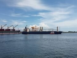 Pelabuhan Krueng Geukueh Berangkatkan Ribuan Ton Biomassa ke Jepang