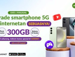 Maujual Gandeng AXIS Hadirkan Promo Smartphone 5G Bekas dengan Bonus Kuota