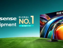 Nomor 1 Dunia Kategori TV 100 Inci ke Atas, Hisense Pimpin Pasar Global TV Layar Besar pada Semester Satu 2026