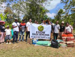 PT Arafura Surya Alam Salurkan Bantuan untuk Korban Gempa NTT