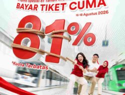 KAI Bandara Hadirkan Promo “Bayar Tiket Cuma 81%” Sambut HUT ke-81 RI
